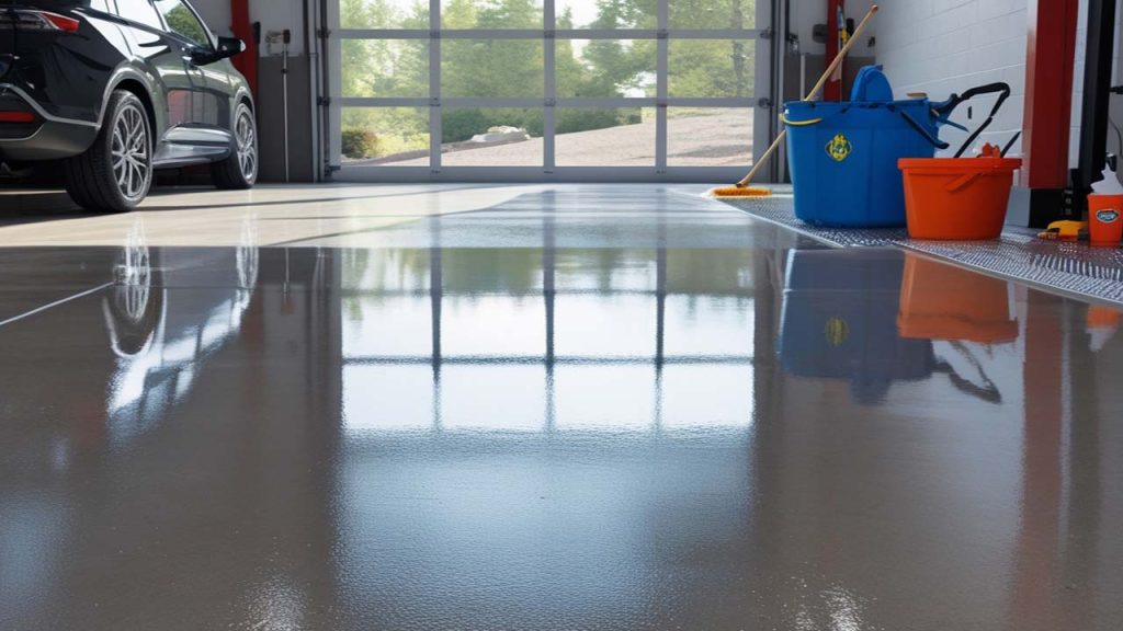 How to clean concrete floors