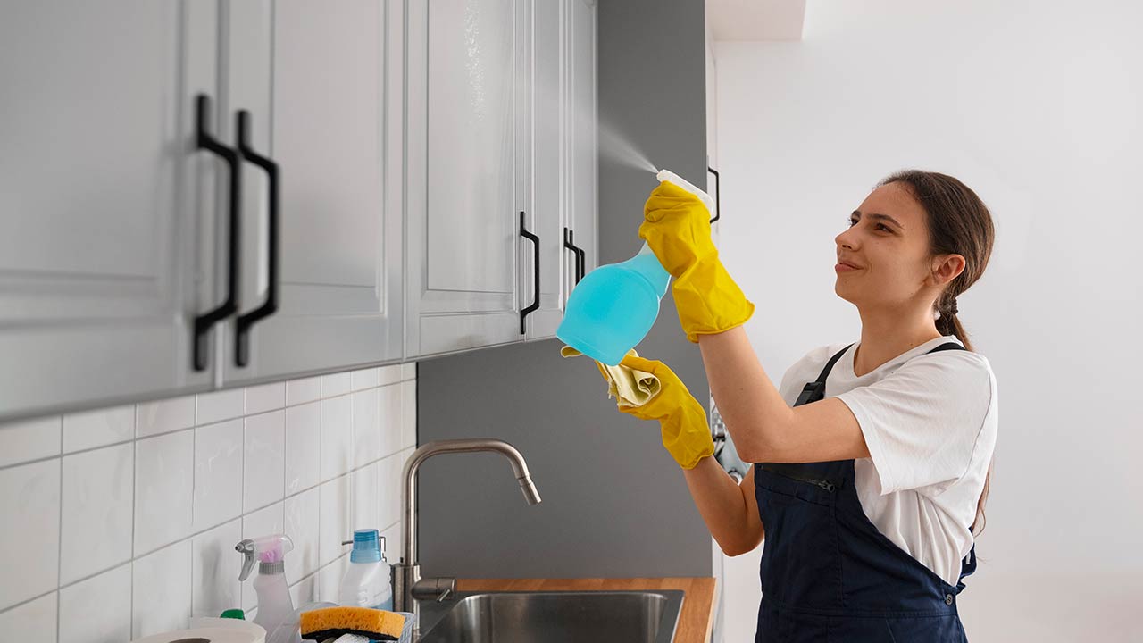 end of cleaning checklist - kitchen cleaning