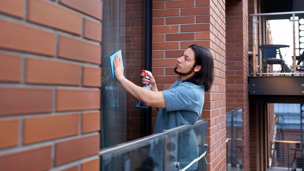 outside window cleaning in hobart