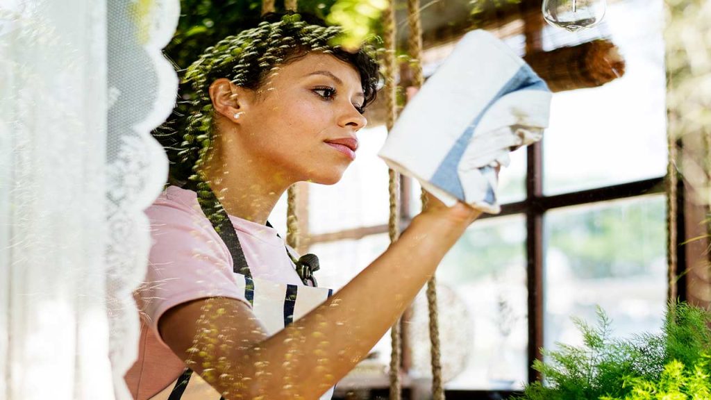 Residential window cleaning in hobart