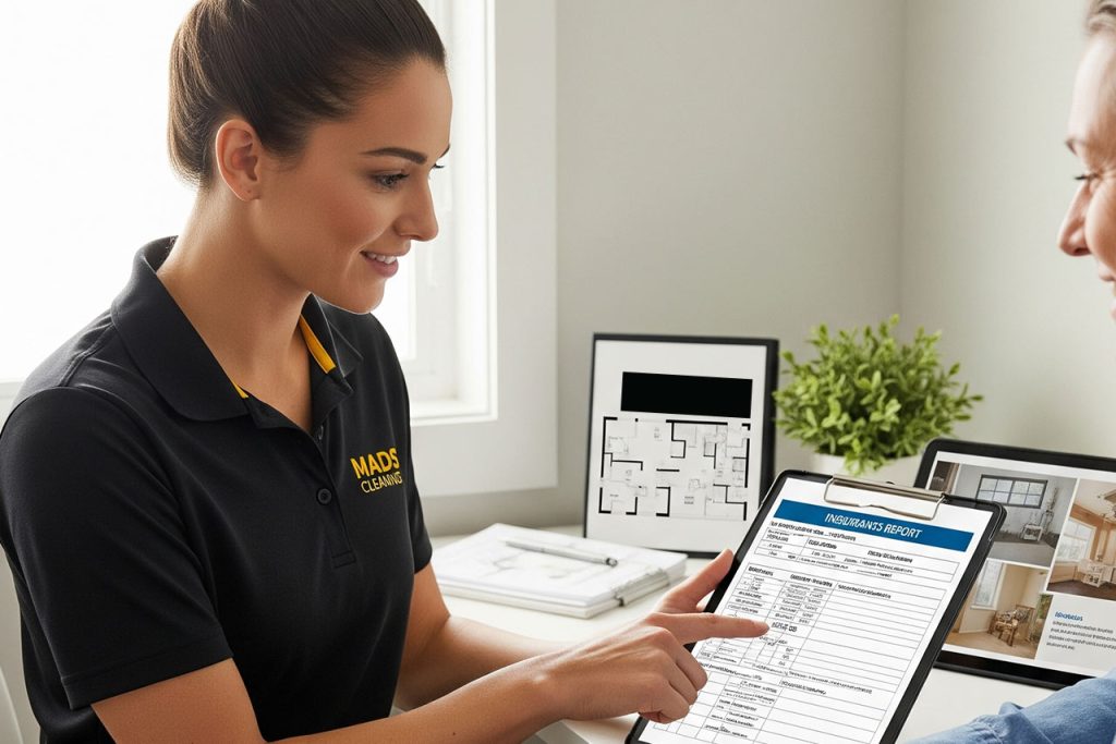 Insurance reporting and assistance - Flood water damage restoration hobart