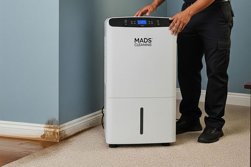 Dehumidification - flood damage restoration service in hobart