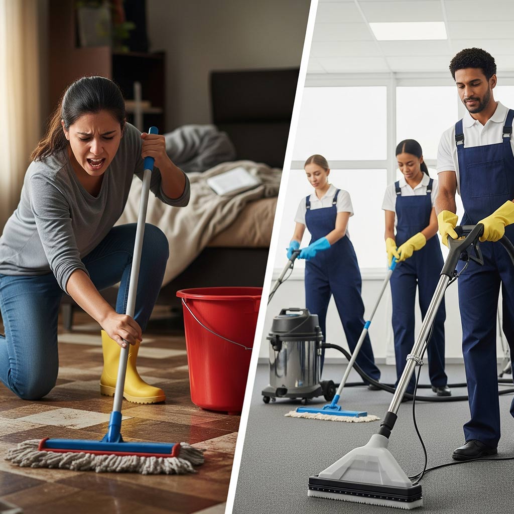 diy vs professional cleaning - how to get your full bond back