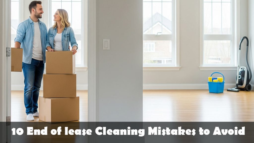 end of lease cleaning mistakes to avoid