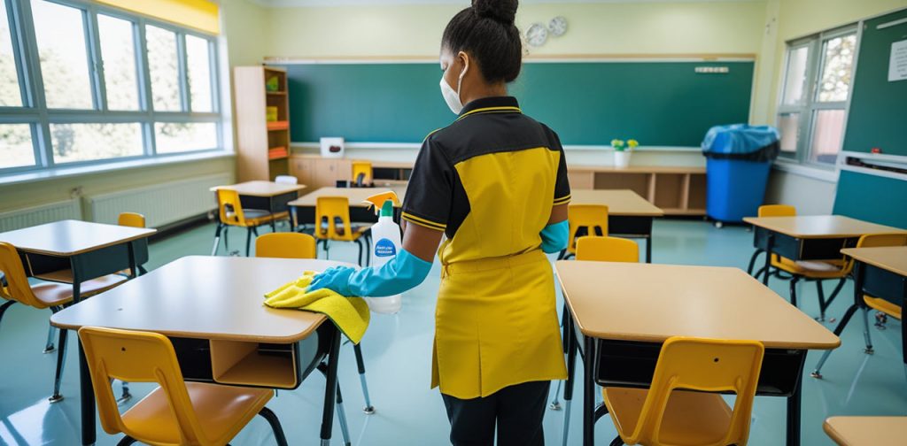 school cleaners hobart