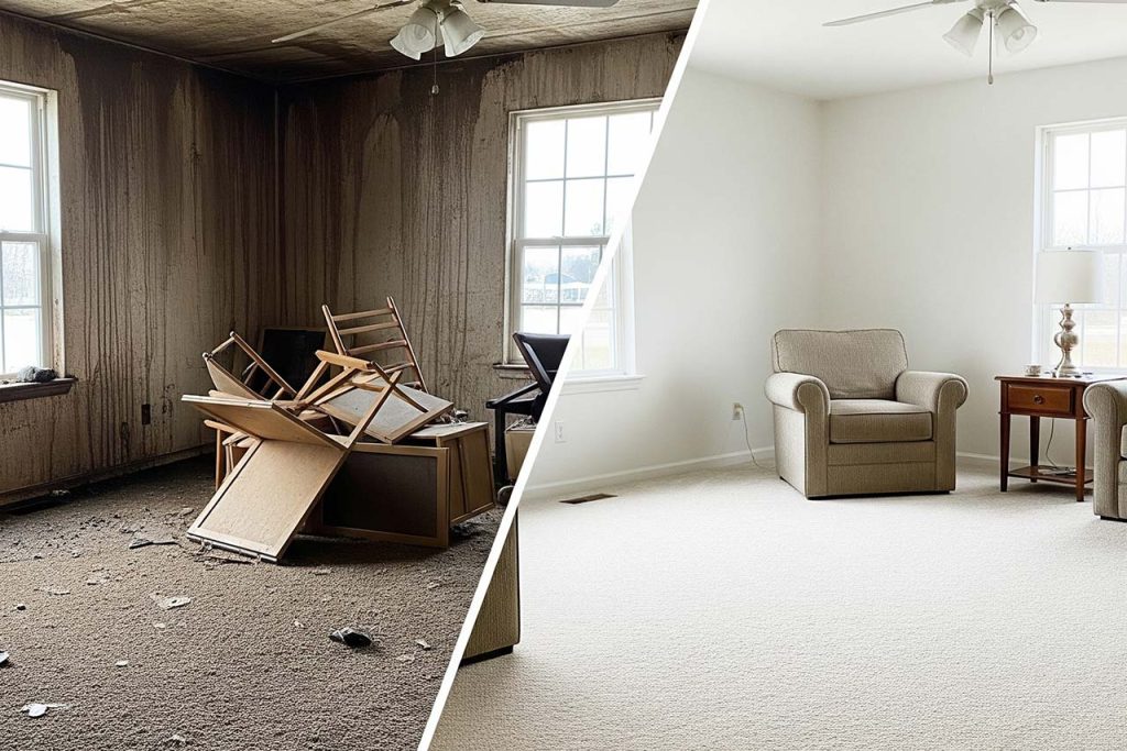 flood water damage repair - mads cleaning and gardening