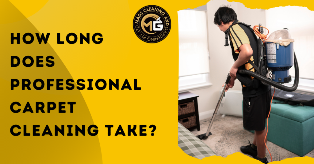 How long does professional carpet cleaning take