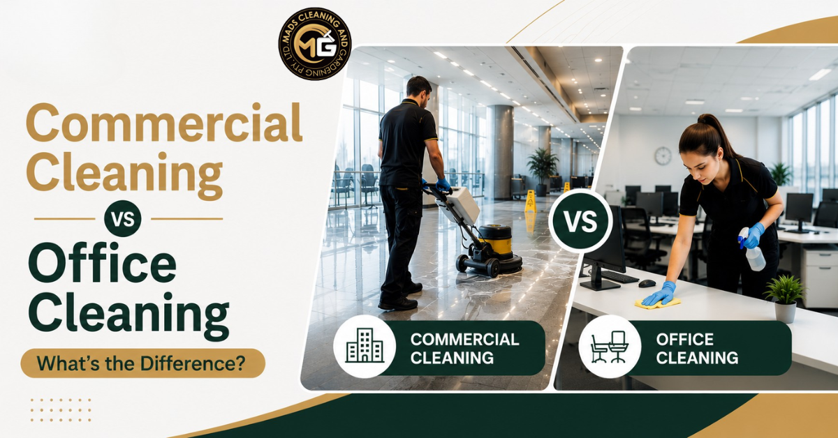 Commercial Cleaning vs Office Cleaning 