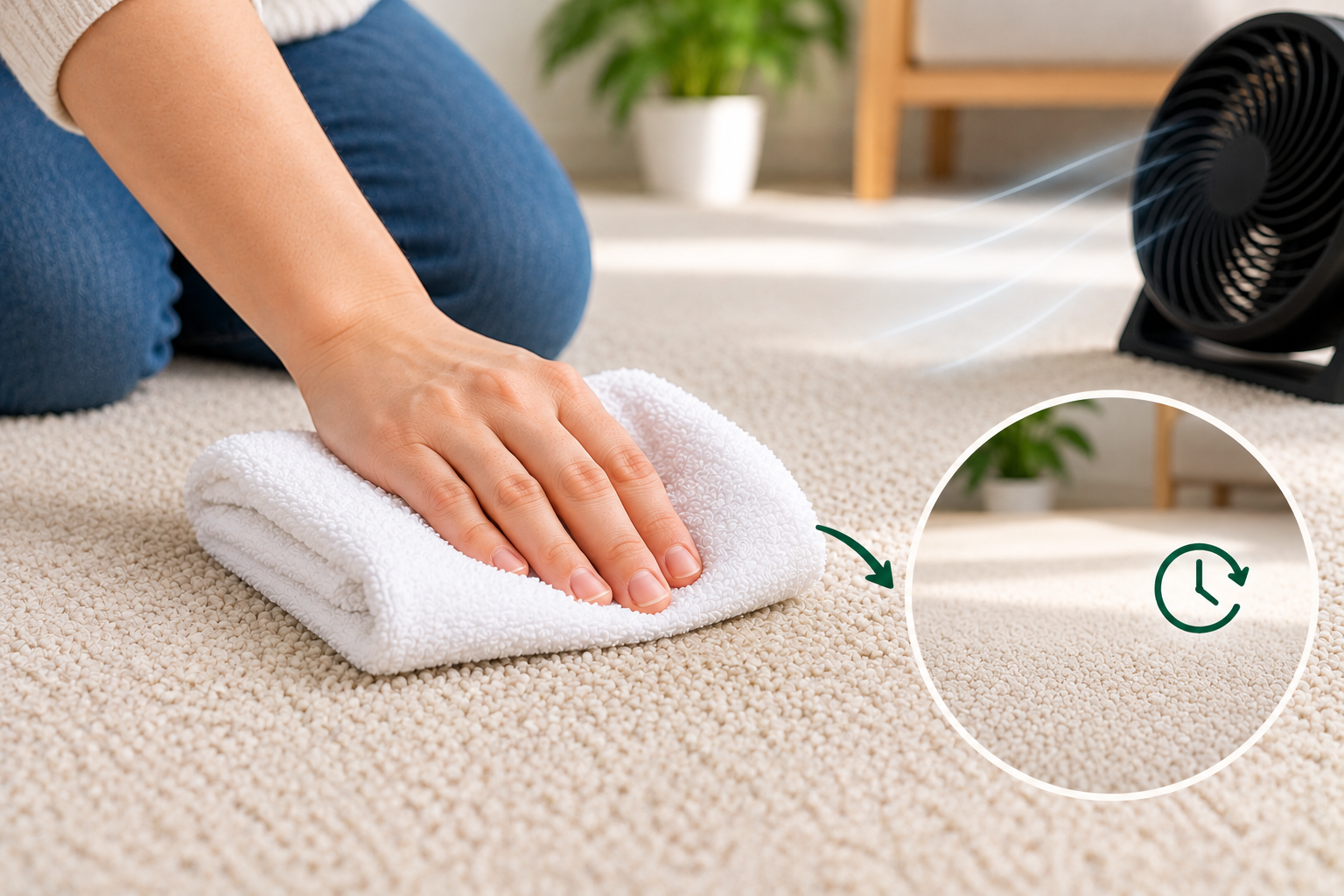 Dry the Carpet Thoroughly