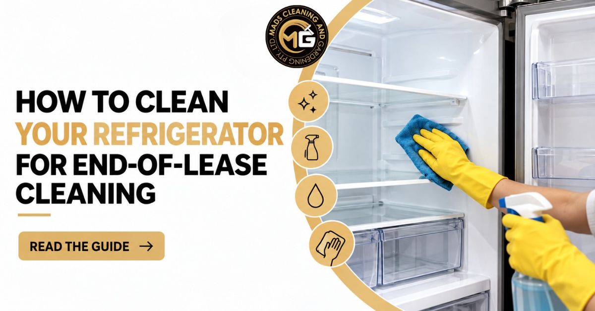 How To Clean Your Refrigerator For End-Of-Lease Cleaning
