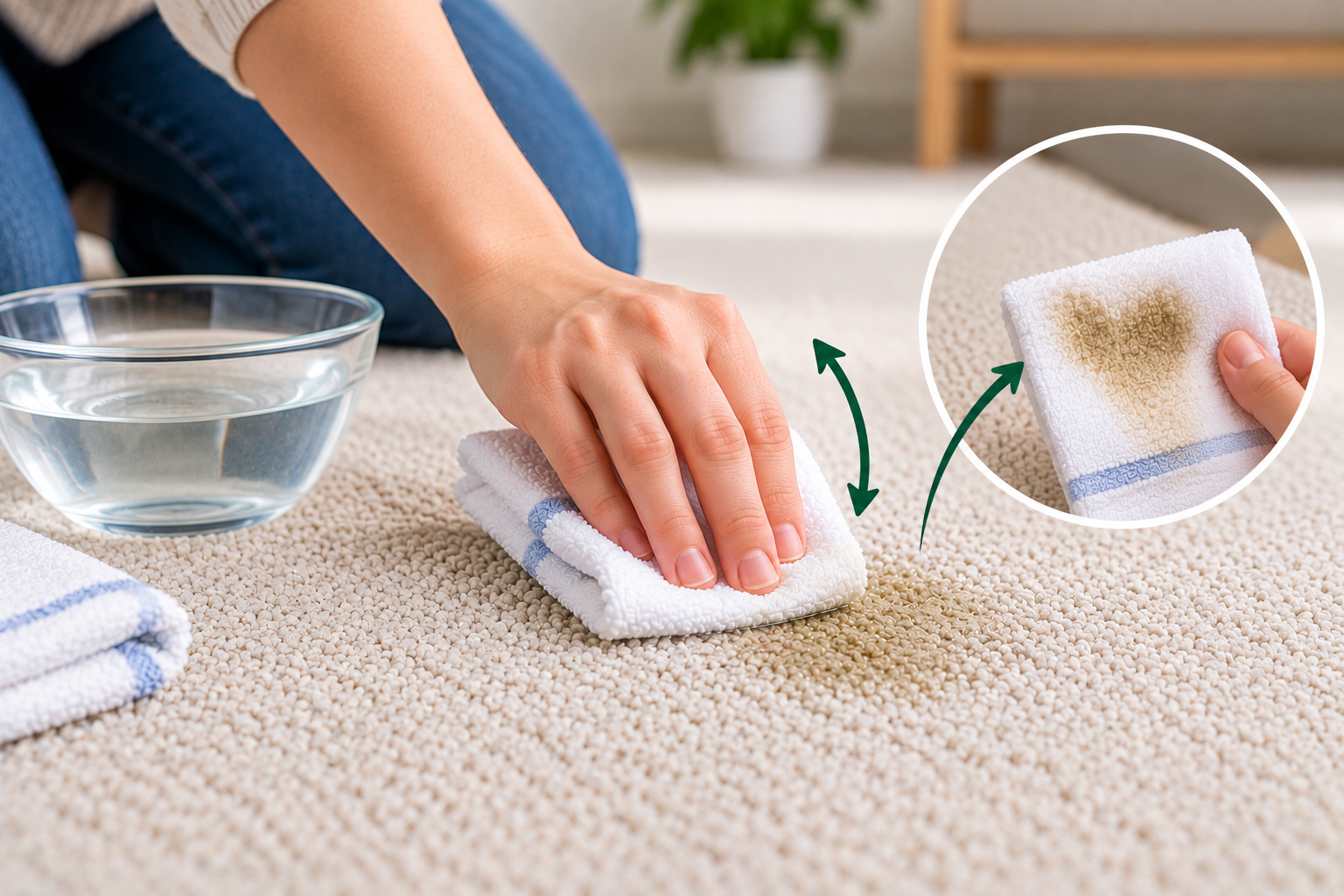 Rinse Away the Cleaning Solution