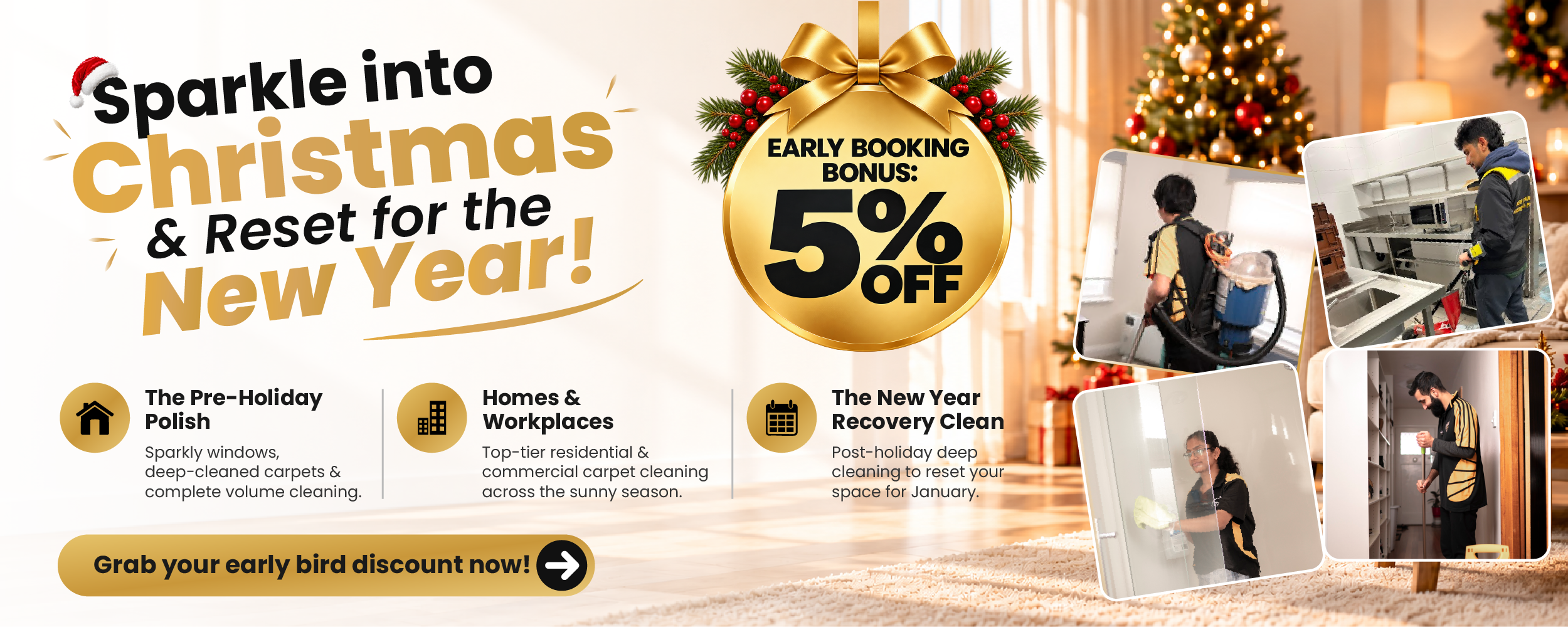 christmas cleaning service in hobart